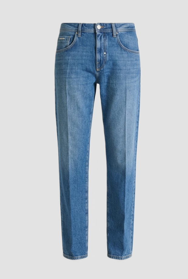 Jeans relaxed fit uomo blu denim 