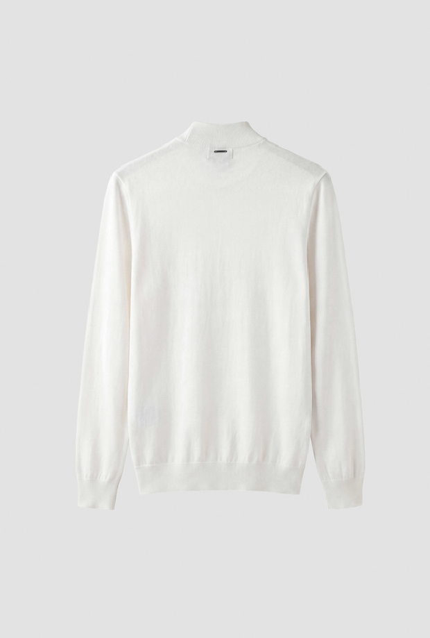 Maglia lupetto da uomo crema 