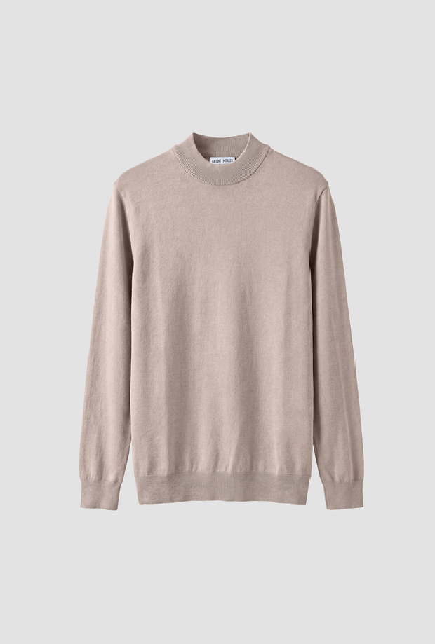 Maglia a lupetto da uomo mastice 