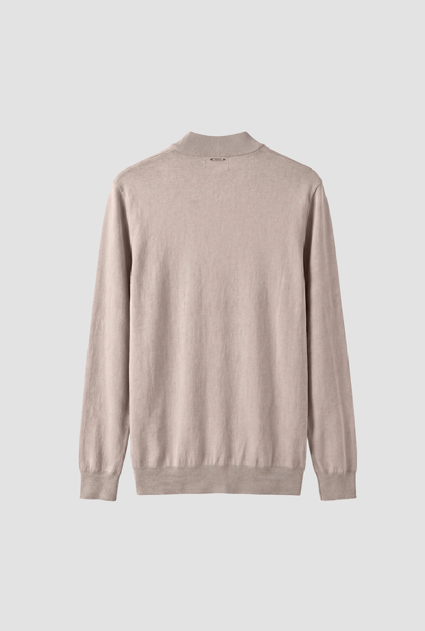 Maglia a lupetto da uomo mastice 