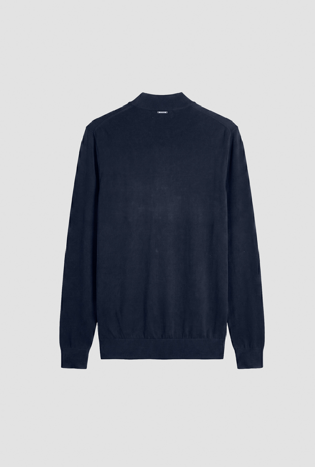 Maglia a lupetto da uomo blue marine 