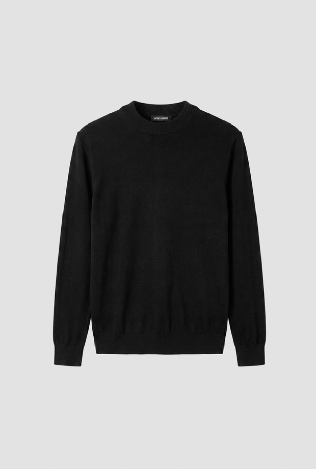 Maglia a lupetto da uomo nero 