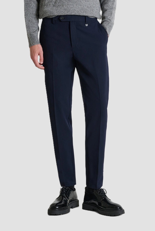 Pantalone Bryan slim fit uomo blue marine 