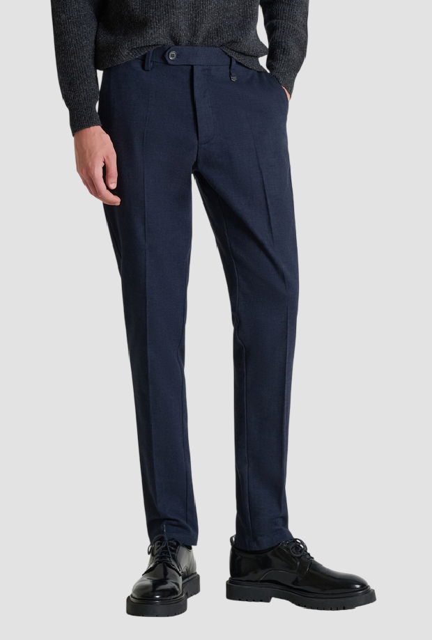 Pantalone Bryan slim fit da uomo blue marine 