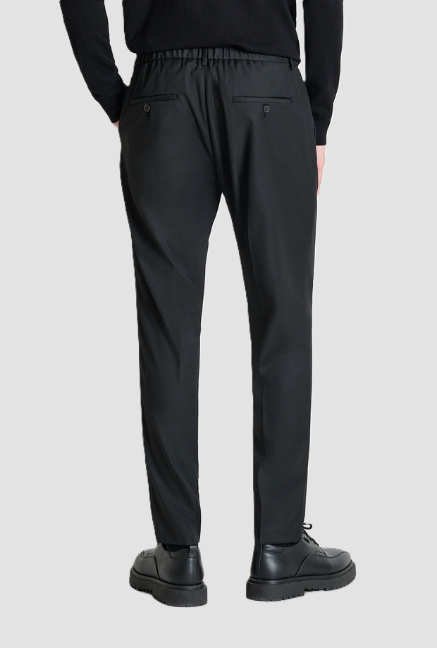 Pantalone Luis regular fit uomo nero 