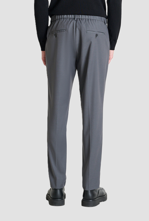 Pantalone Luis regular fit uomo grigio 
