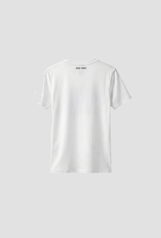 T-shirt con stampa da bambino crema 