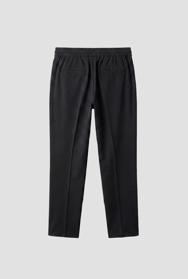 Pantalone in viscosa da bambino nero 