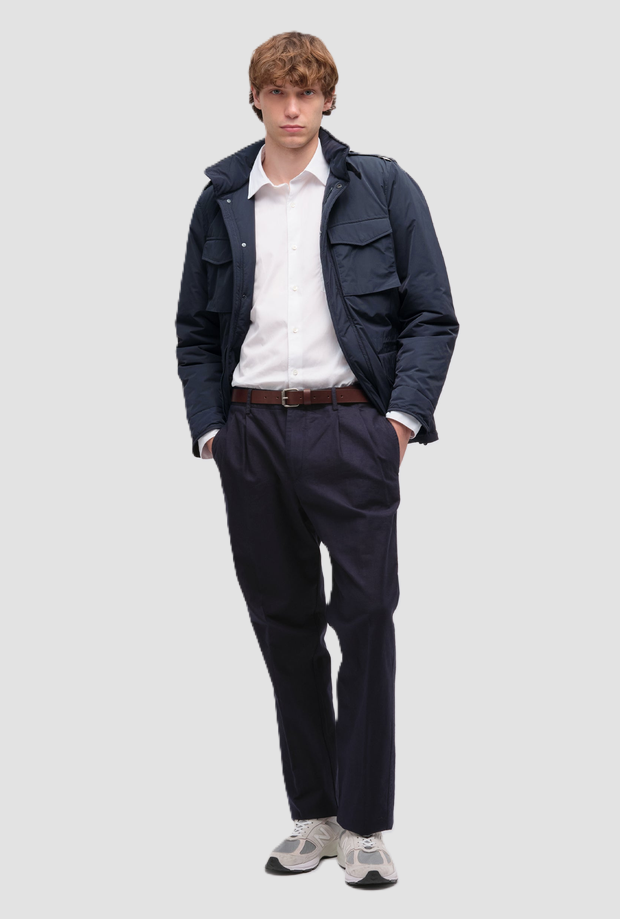 Giacca a vento uomo navy blue 