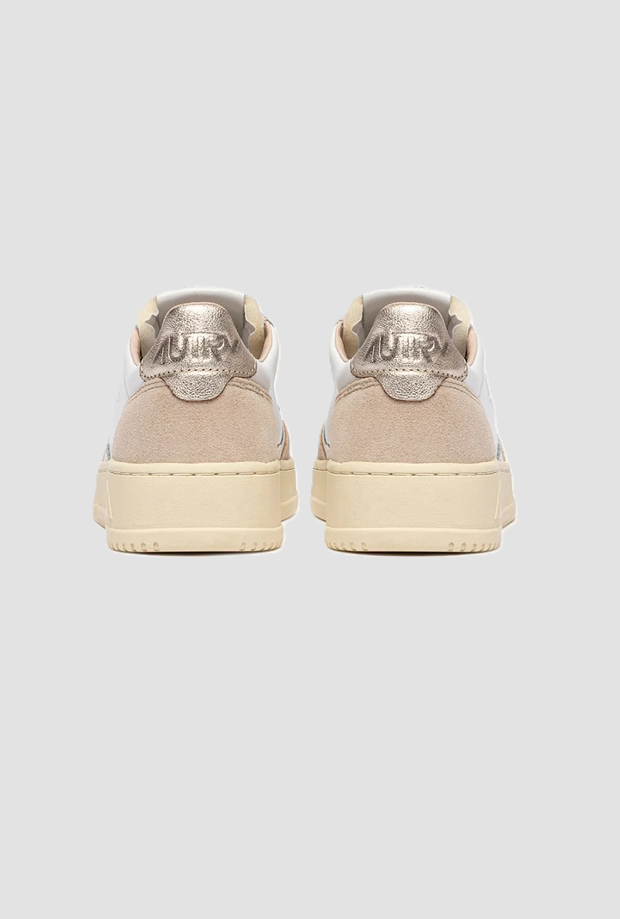 Scarpe Medalist Low donna bianco-oro-beige 