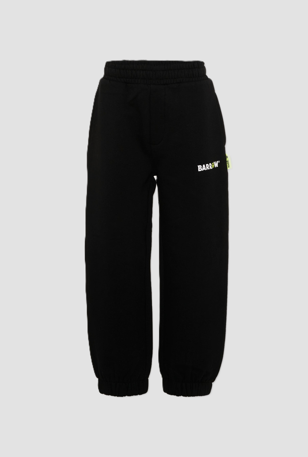 Pantalone con logo bambino nero 