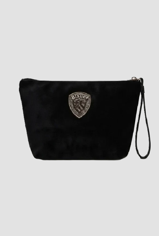 Pochette con logo unisex nero 
