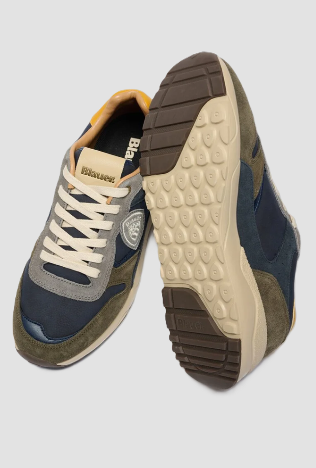 Scarpe Ozark da uomo verde-blu 
