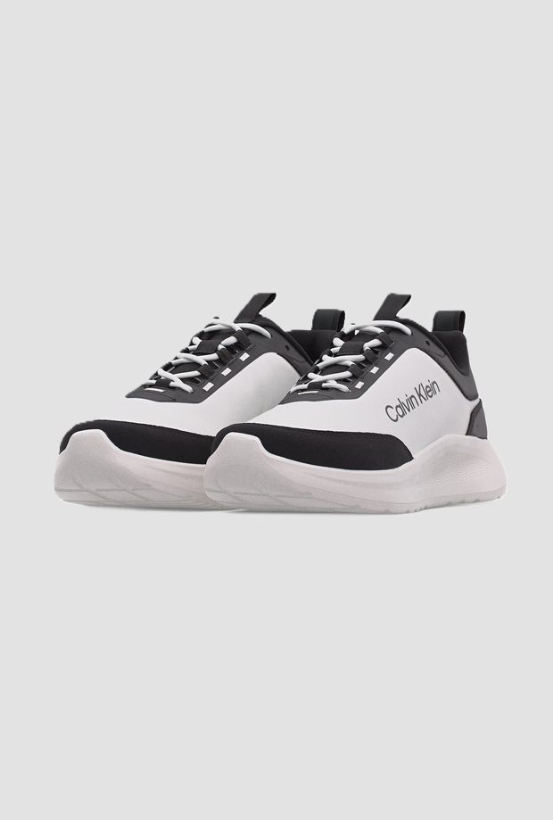 Scarpe running da uomo bianco-nero 