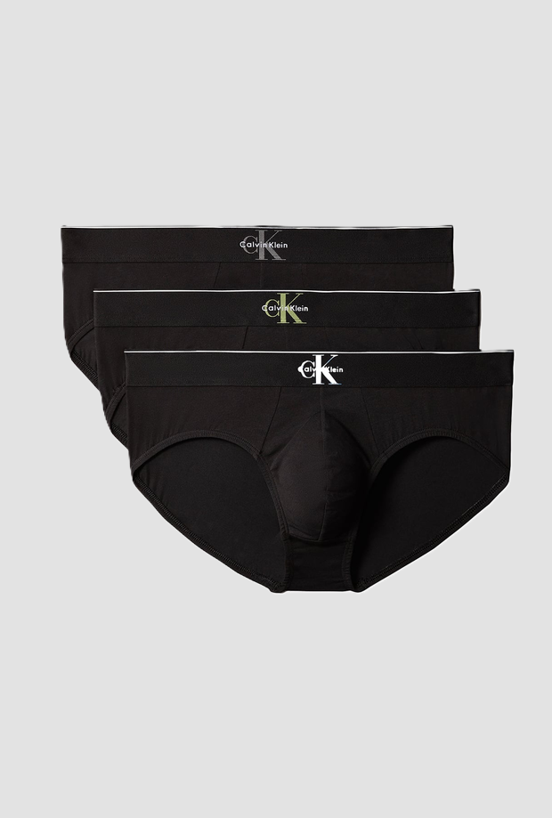 3-pack slip da uomo nero 