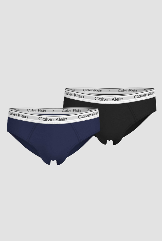Set 2 slip da bambino navy & nero 