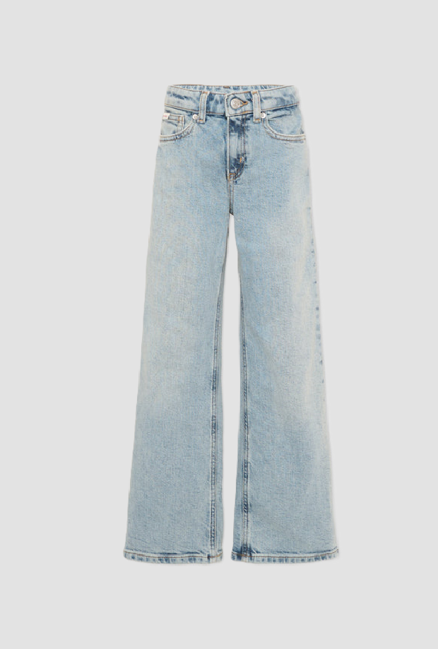 Jeans da bambina blu chiaro 