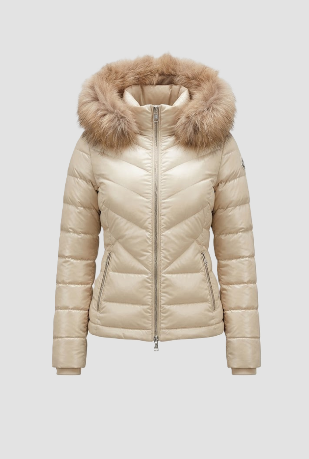 Giubbotto Thea Fur donna bianco 