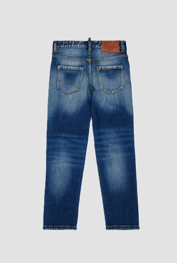 Jeans bambino blu medio 