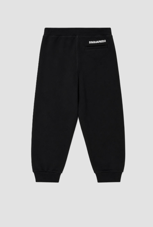 Pantalone in tuta bambino nero 