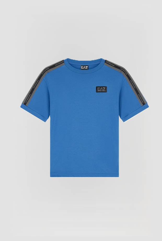 T-shirt Logo Series da bambino blu 