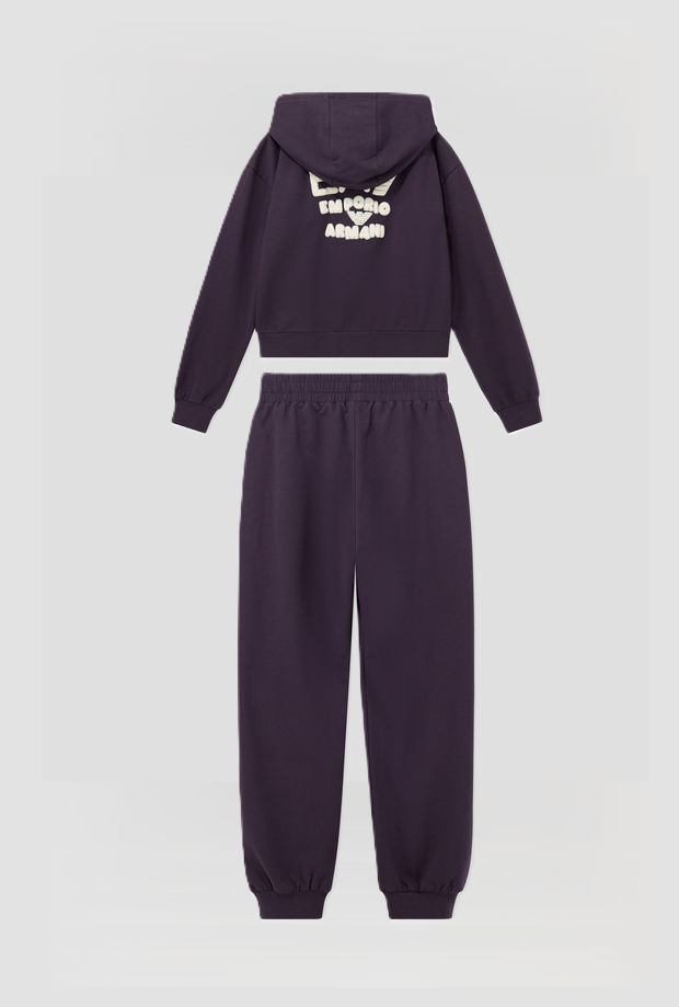 Tuta Logo Series da bambina viola 