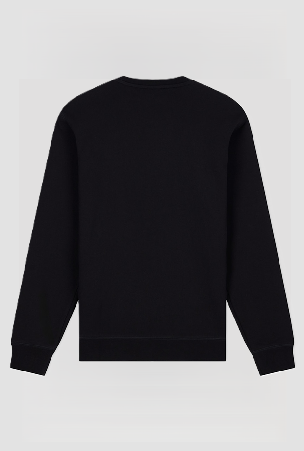 Felpa Logo Series a girocollo da uomo nero 