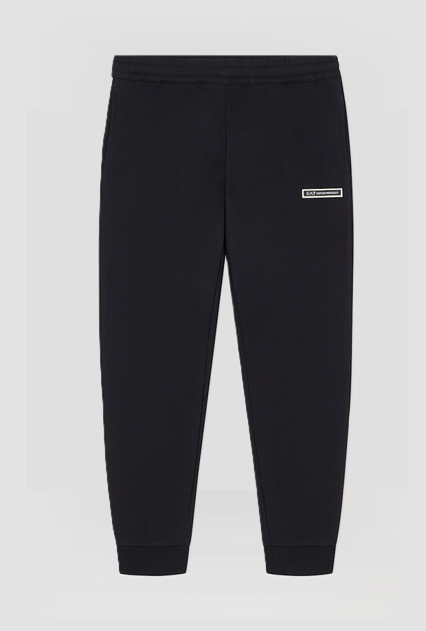 Pantalone jogger slim fit da uomo nero 