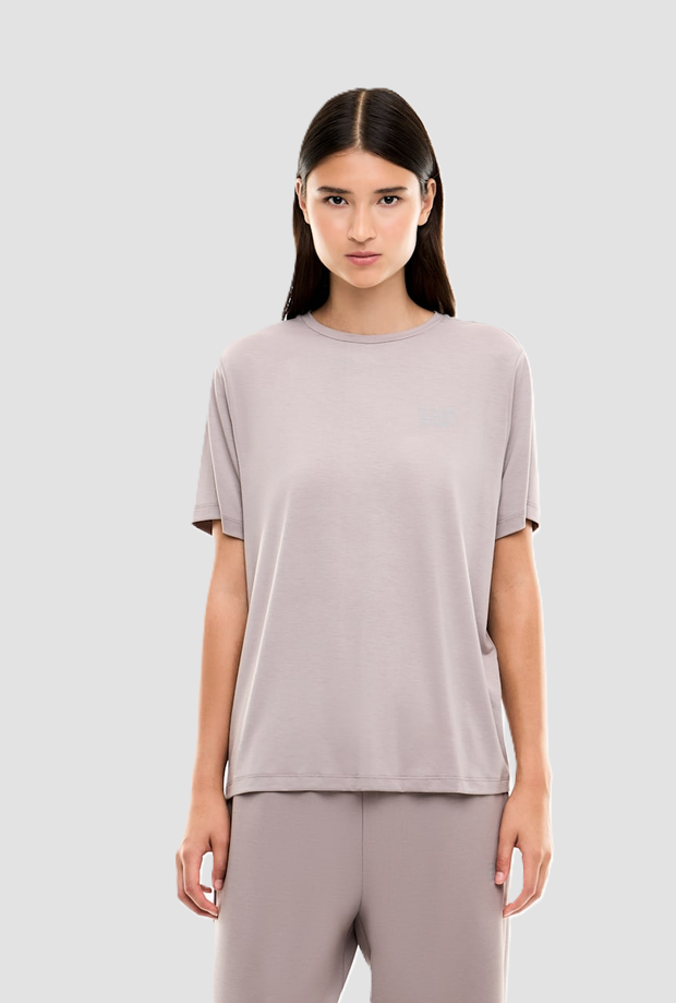 T-shirt tecnica da donna grigio 
