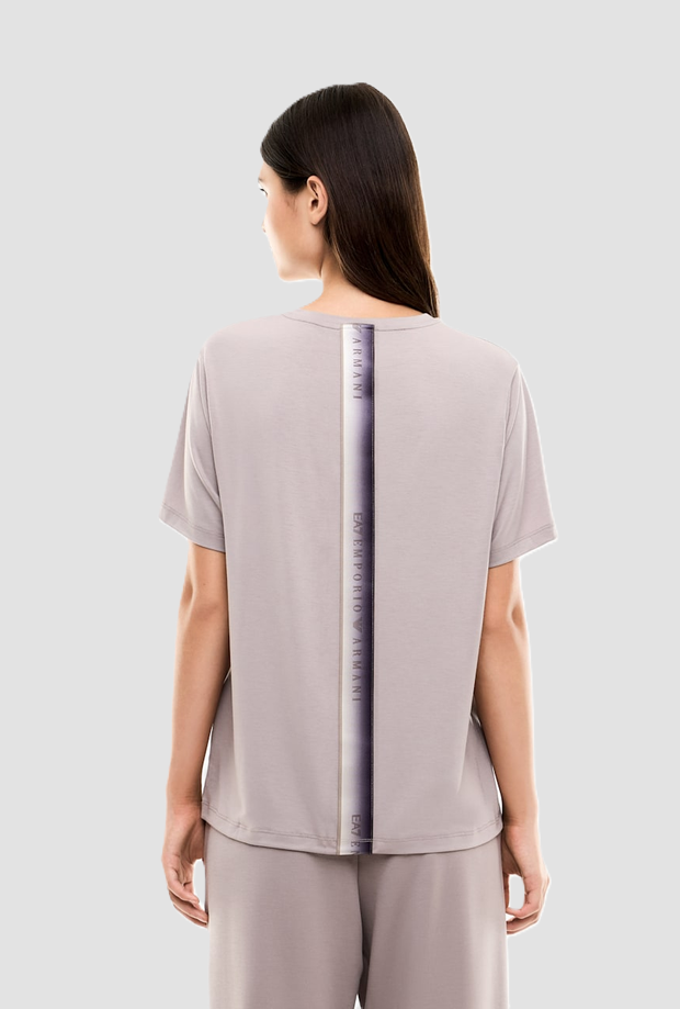 T-shirt tecnica da donna grigio 