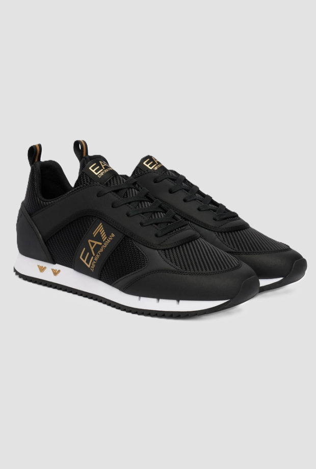 Scarpe uomo nero-oro 