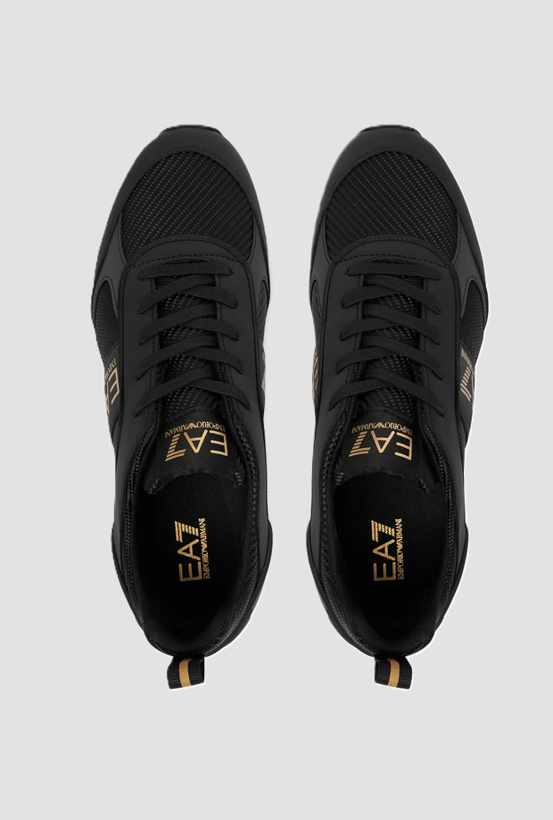 Scarpe uomo nero-oro 