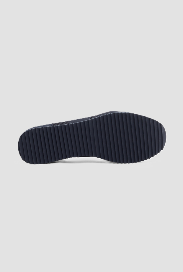 Scarpe con logo EA7 da uomo blu scuro 
