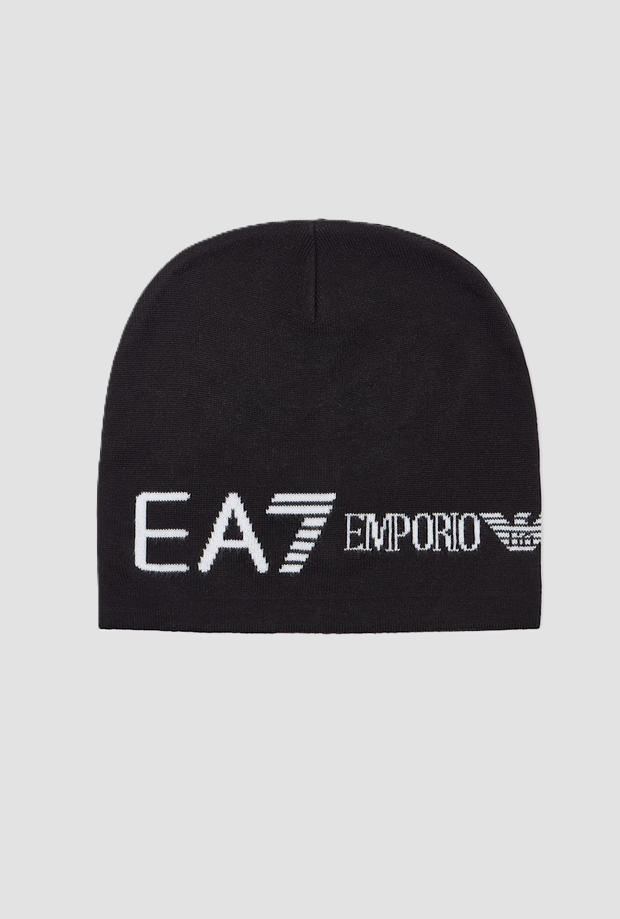 Cappello con logo unisex nero 