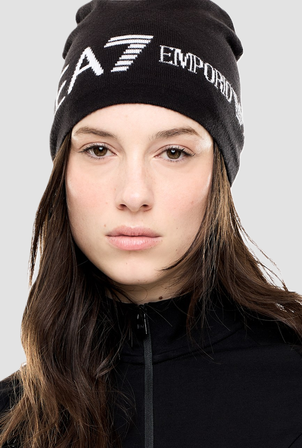 Cappello con logo unisex nero 