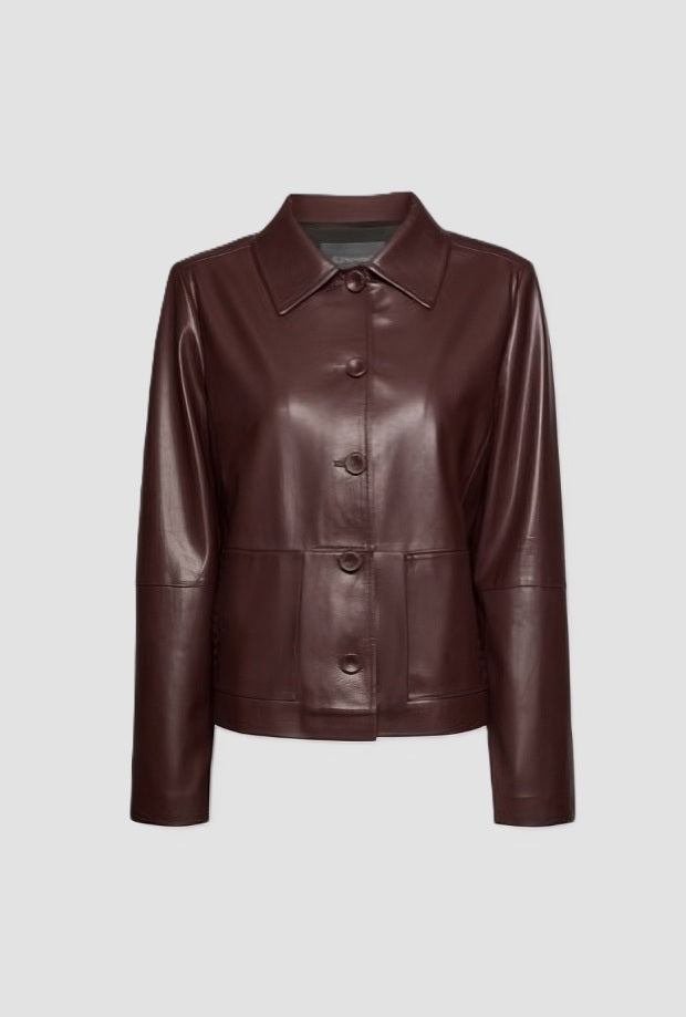 Giacca con colletto classico donna mosto 