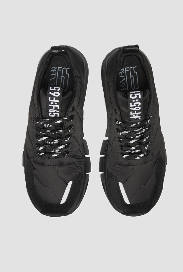 Scarpe in tessuto tecnico donna nero 