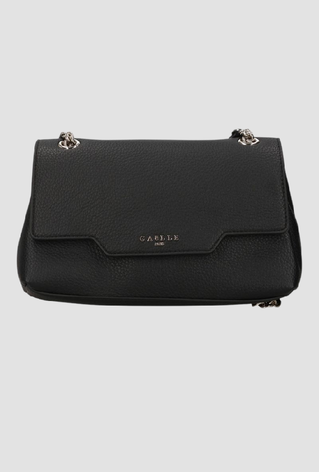Borsa con tracolla a catena donna nero 