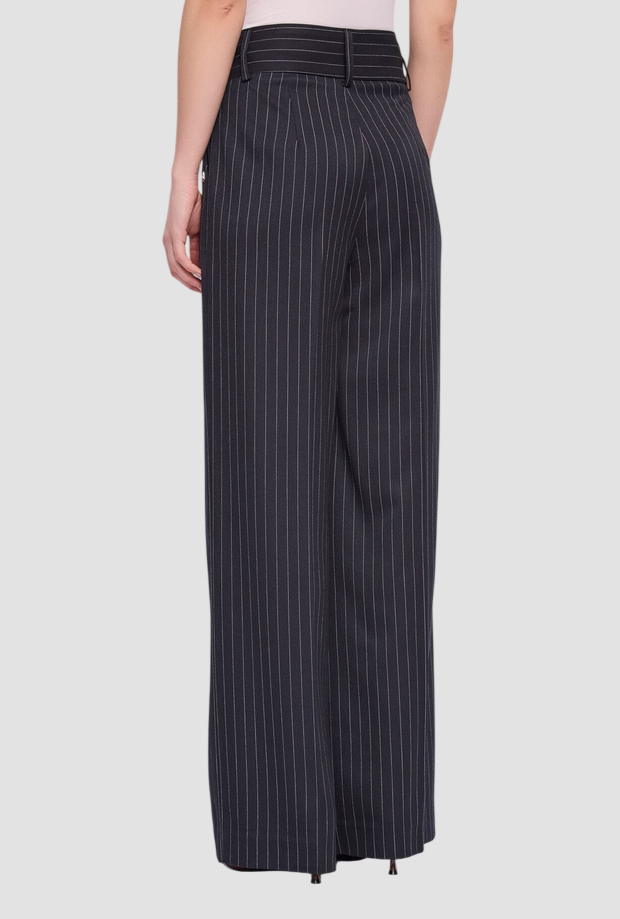 Pantalone a palazzo donna evening blue 