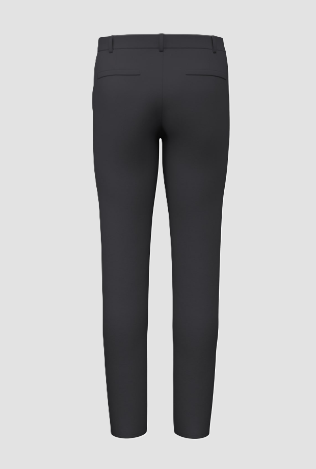 Pantalone chino uomo nero 