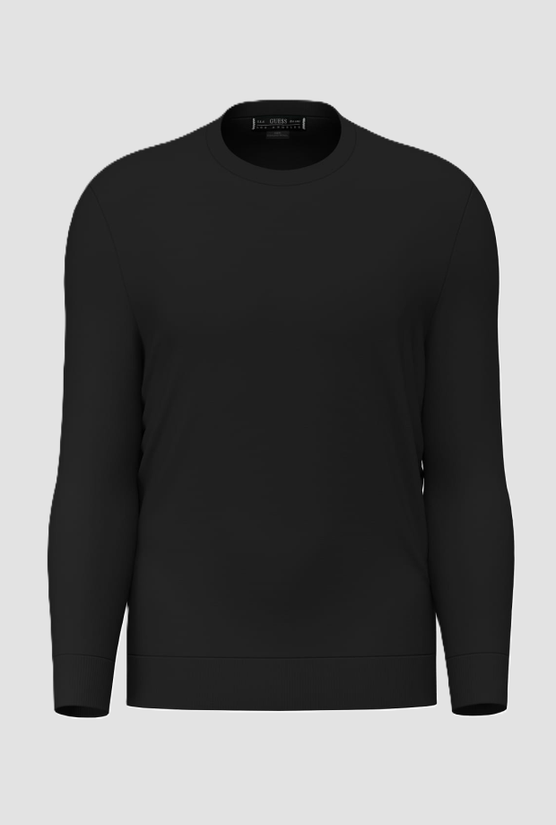 Maglia girocollo uomo nero 