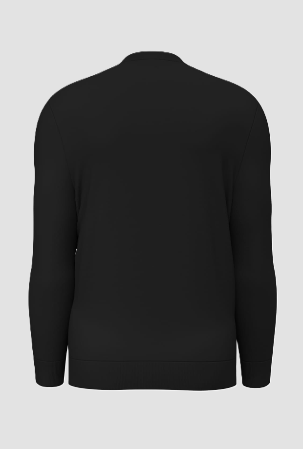 Maglia girocollo uomo nero 