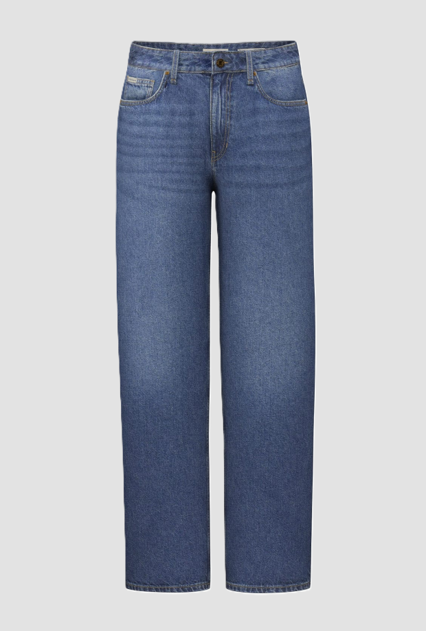 Jeans relaxed fit uomo blu medio 