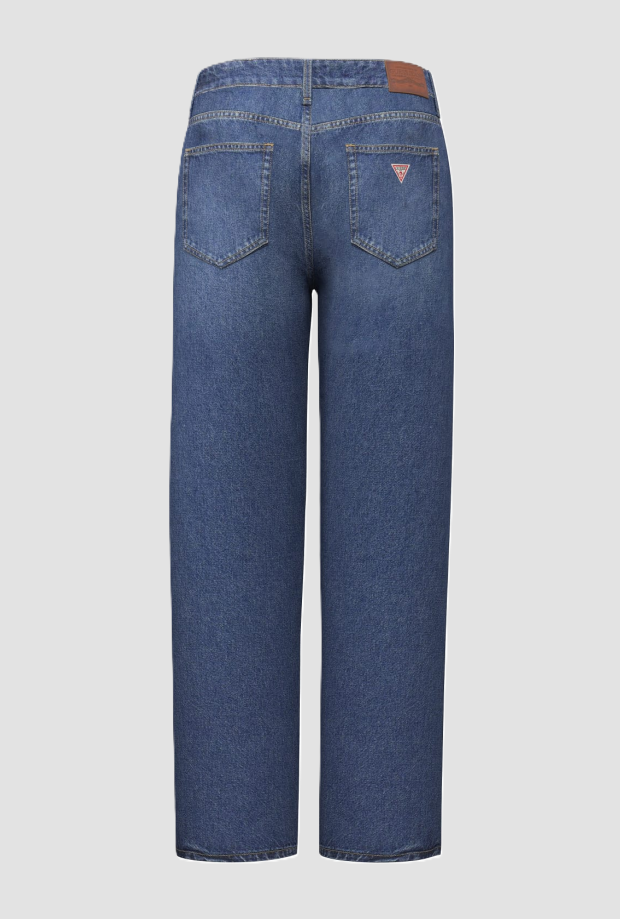 Jeans relaxed fit uomo blu medio 