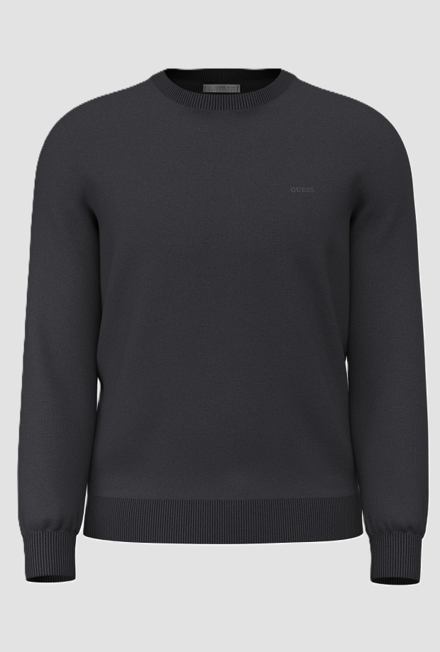 Maglia girocollo uomo nero 