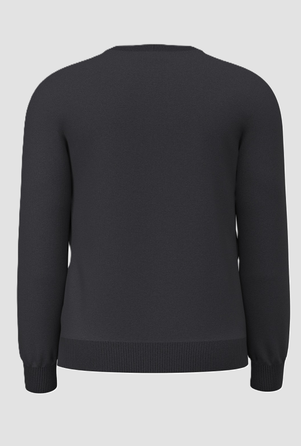 Maglia girocollo uomo nero 