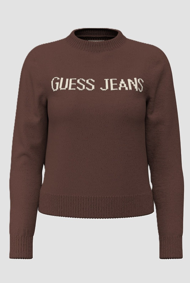 Maglione donna marrone 