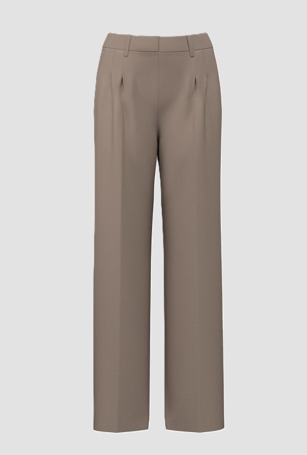 Pantalone donna beige 