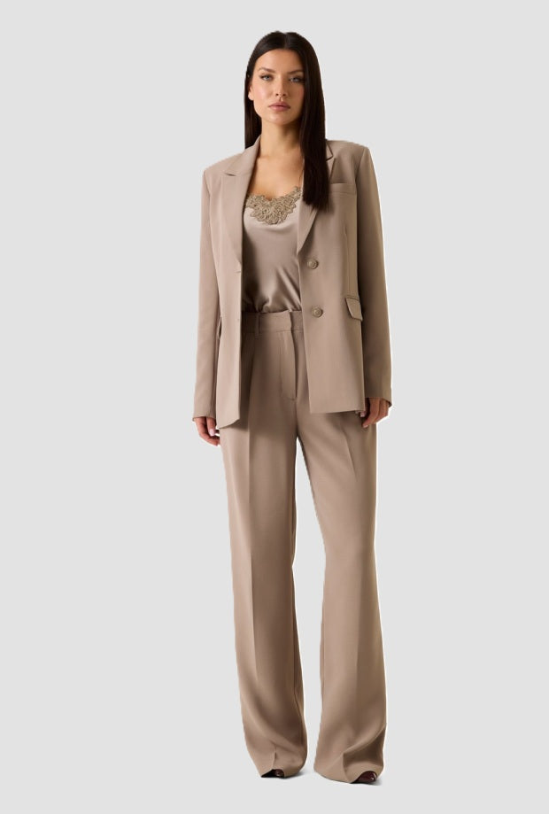 Pantalone donna beige 