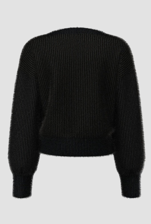 Cardigan donna nero 